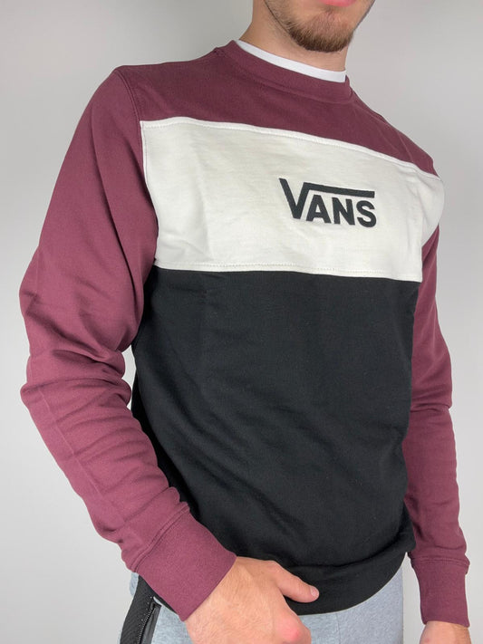 Vans Mens Retro Active Crew Sweater / Black / RRP £55
