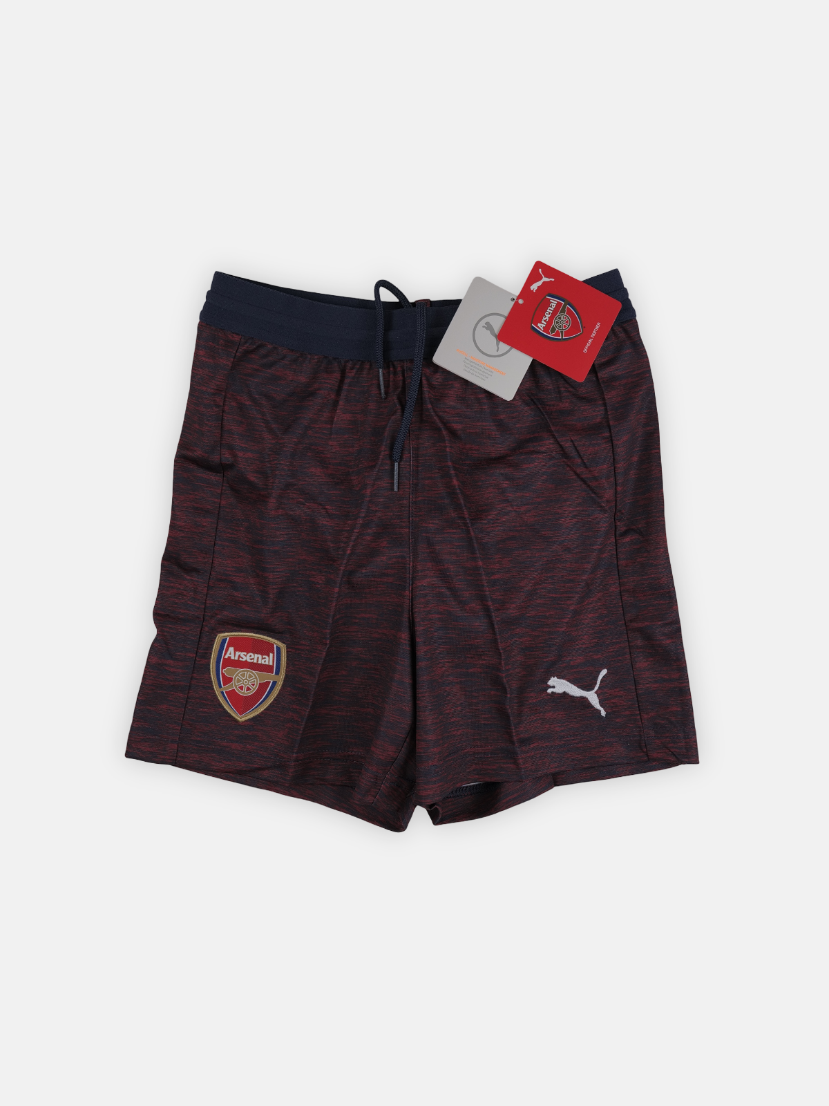 Puma Kids 2018-19 Arsenal Away Football Shorts / Red / RRP £22.99