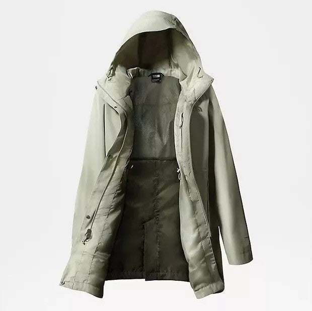 The North Face Womens Woodmont Parka / Tea Green / RRP £170