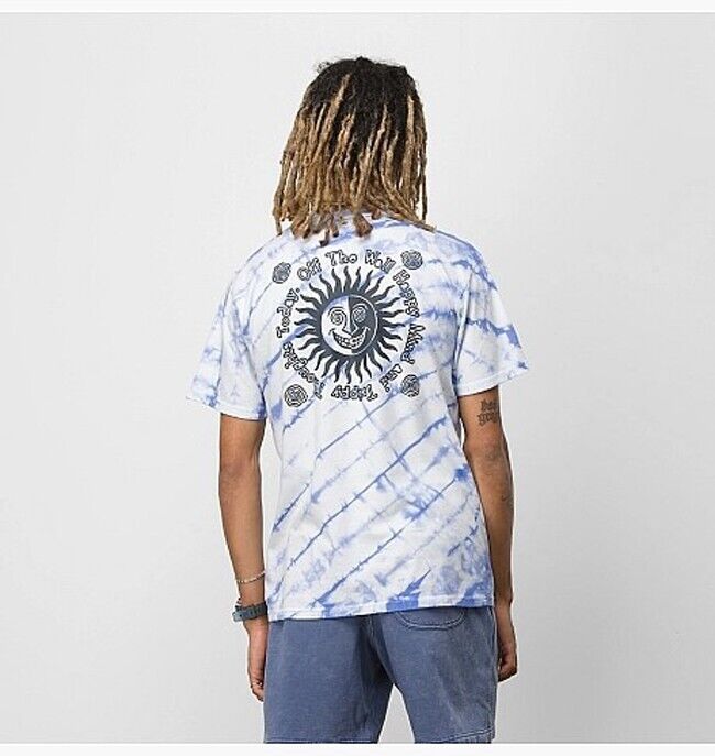 Vans Mens Trippy Thoughts Tie Dye T-Shirt / Ballad Blue / RRP £35