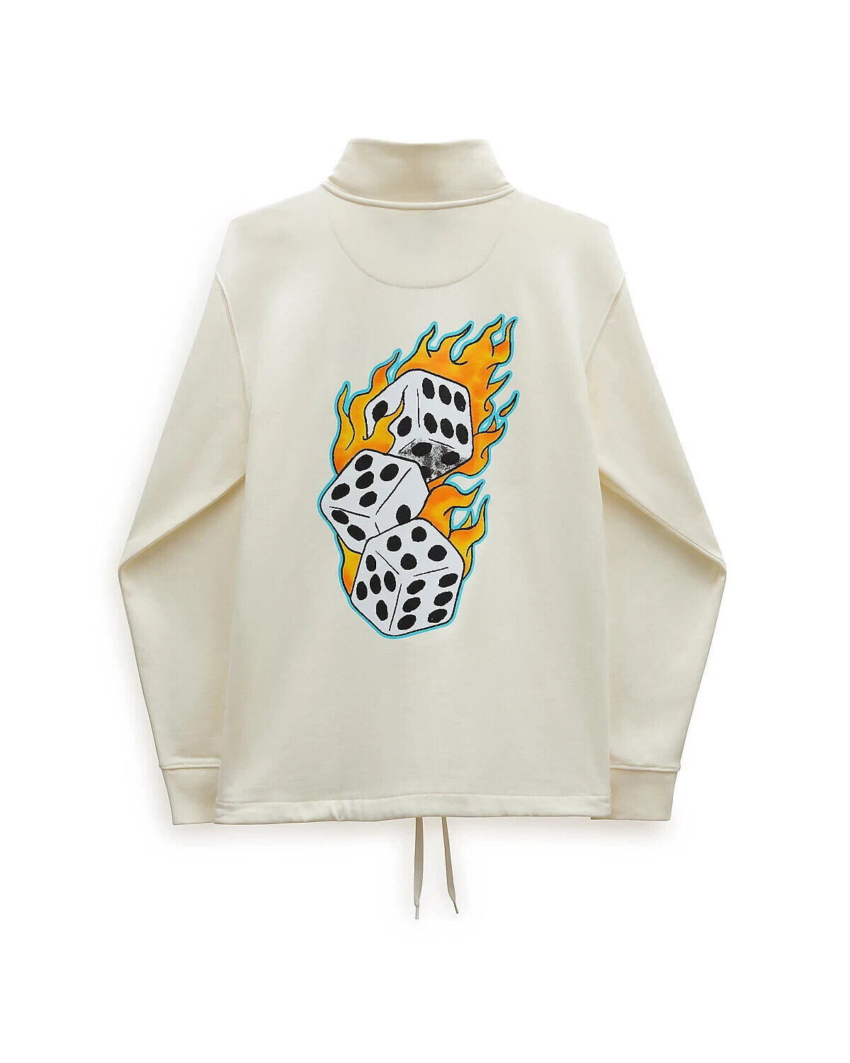 Vans Men’s Hot Dice Quarter Zip Sweatshirt / White / RRP £65