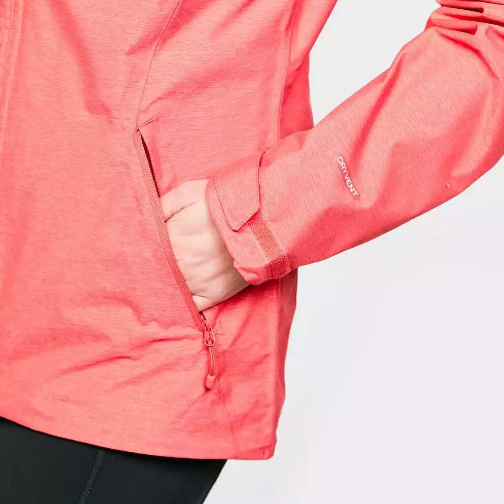 THE NORTH FACE WOMENS / NEVERO RAIN JACKET / RADIANT ORANGE / M / RRP £140