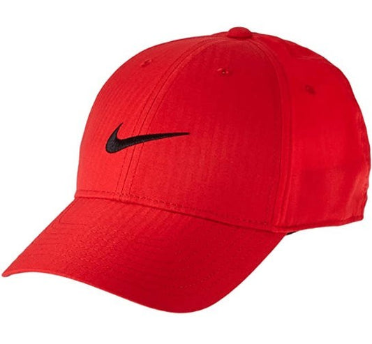 Nike Adult Legacy91 Dri-Fit Golf Cap / Red Black / RRP £24