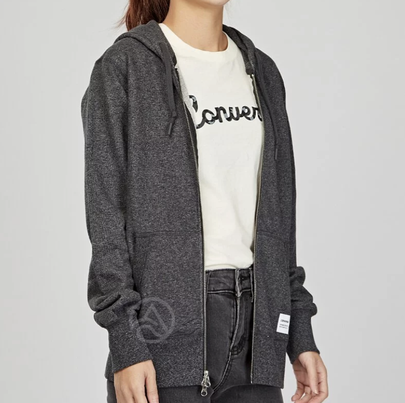 Converse Women's Essential Winterwool Full Zip Hoodie / BNWT / Charcoal