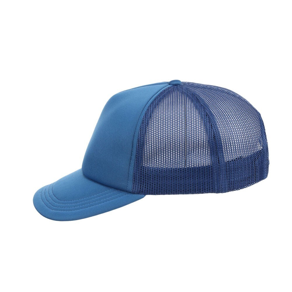 Unisex Plain Screen Foam Trucker Hat / Teal / £20