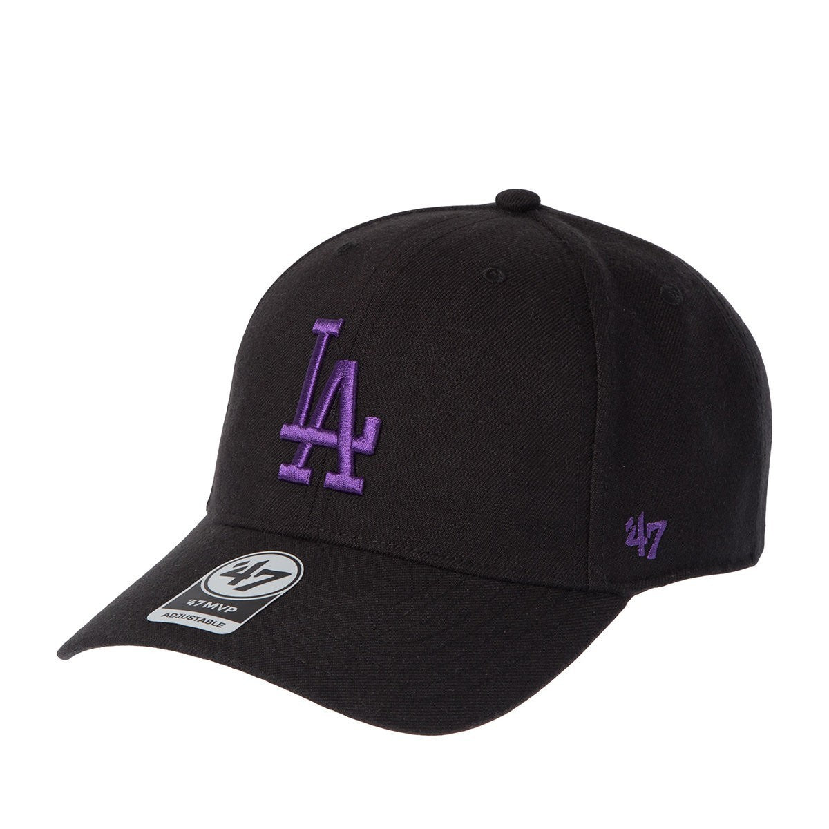 47 Brand LA Dodgers MLB MVP Cap / Black Purple / RRP £32