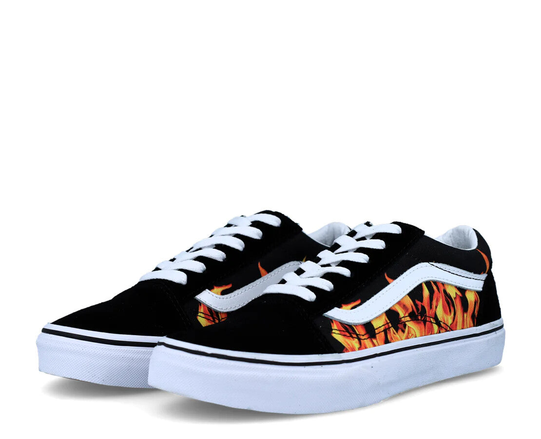 Vans Kids Old Skool Trainers (UK 3 - 5.5) / Black Flame / RRP £45