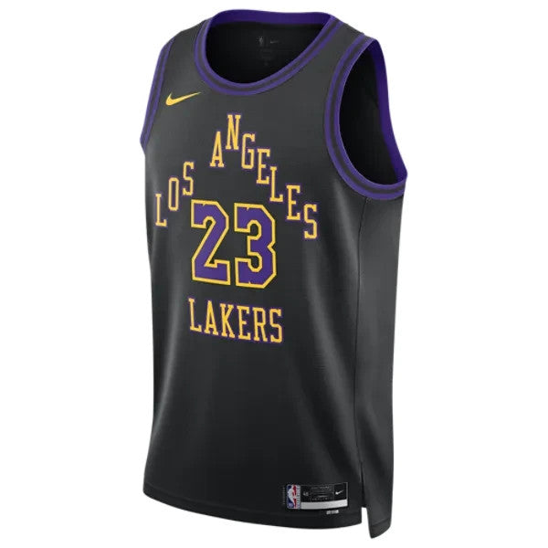 Nike Kids Black LA Lakers Basketball Jersey / Lebron James / RRP £80