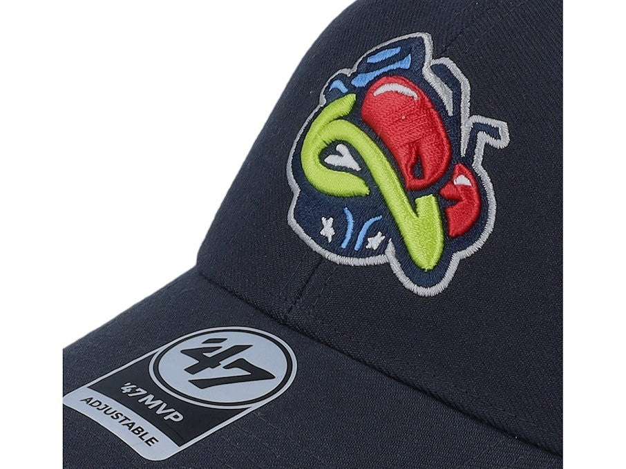 47 Brand Columbus Jackets NHL Vintage Sureshot MVP Snapback Cap/Navy/RRP £32