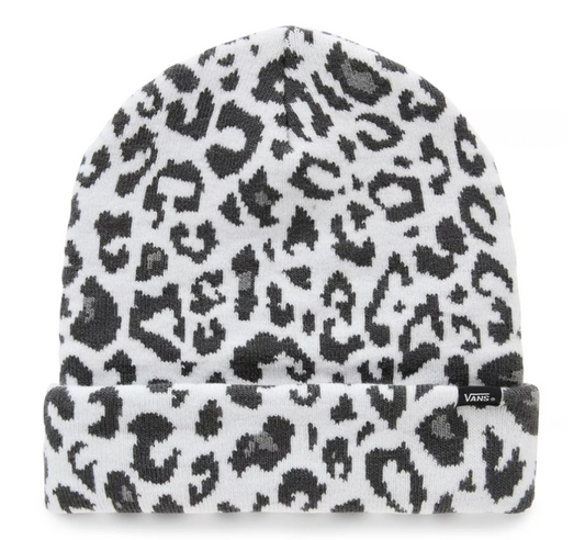 Vans Kids Snow Leopard Beanie / White / RRP £21
