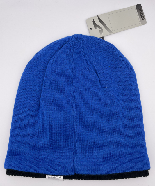Joma 2021-22 Atalanta Reversible Beanie Hat / BNWT / Black Blue / RRP £14