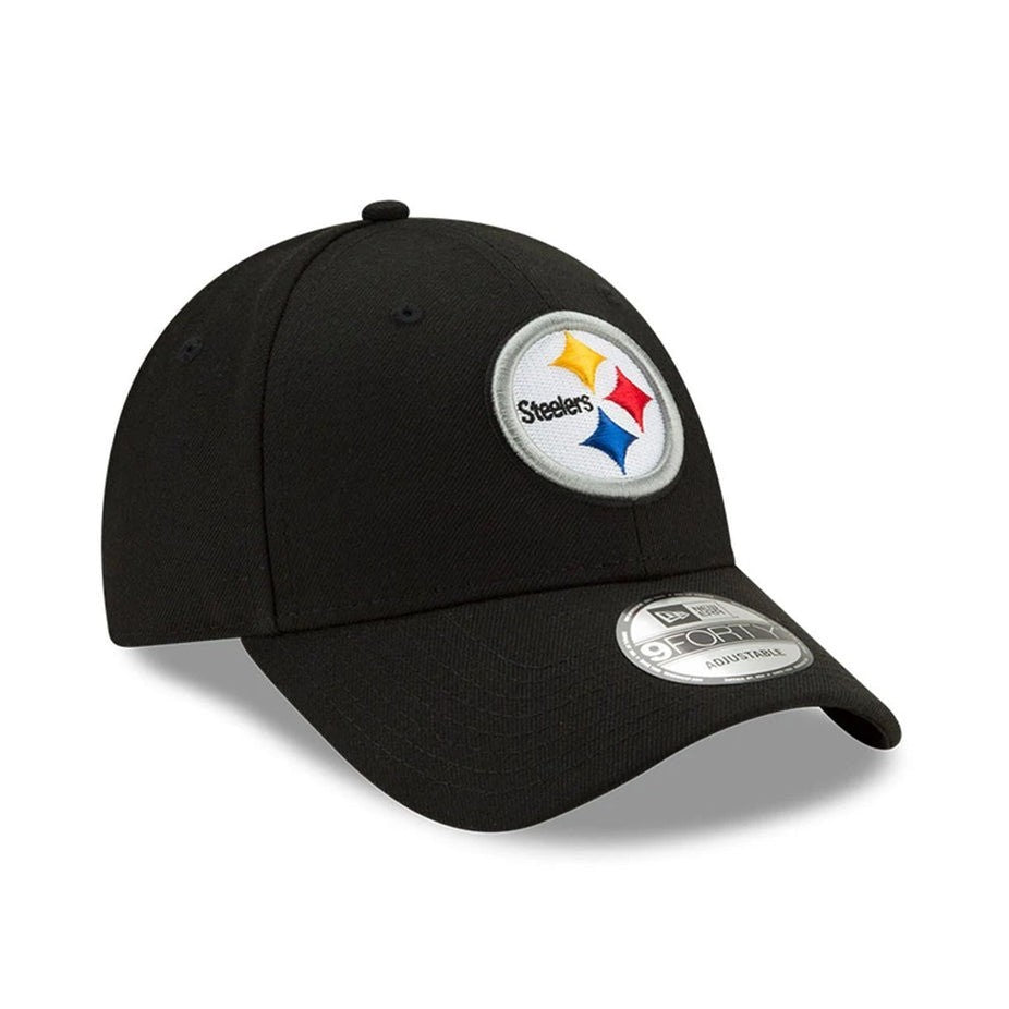 New Era Adult Pittsburgh Steelers The League 9Forty Adjustable Cap/Black/RRP £24