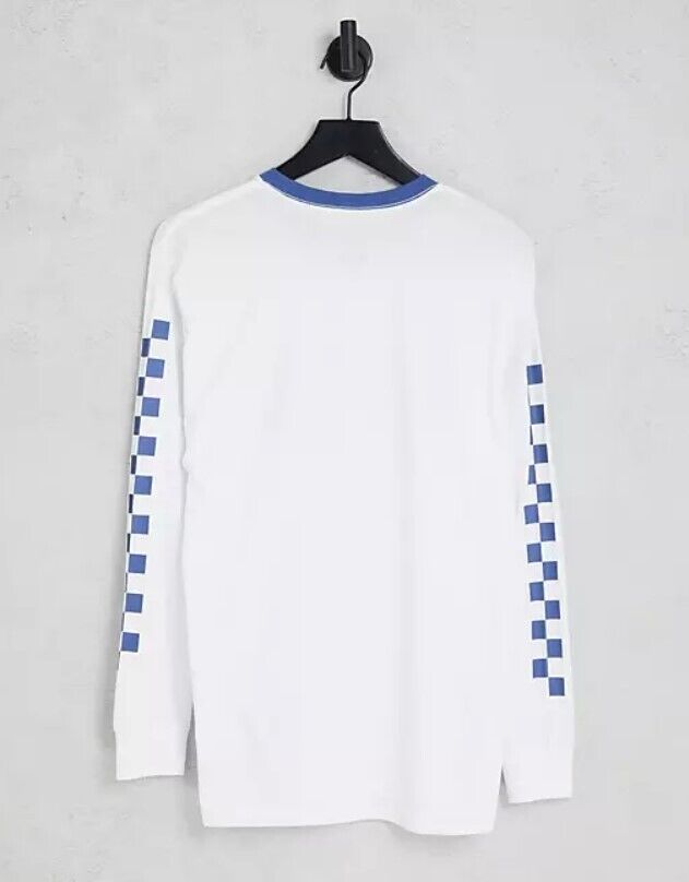 Vans X Penn Sport Long Sleeve T-Shirt / White Blue / Men / RRP £42
