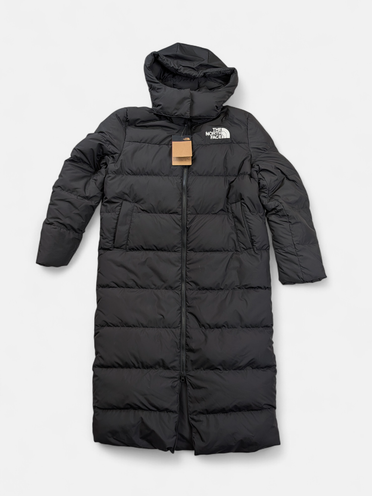 The North Face Womens Triple C Long Puffer Jacket / Black / RRP £