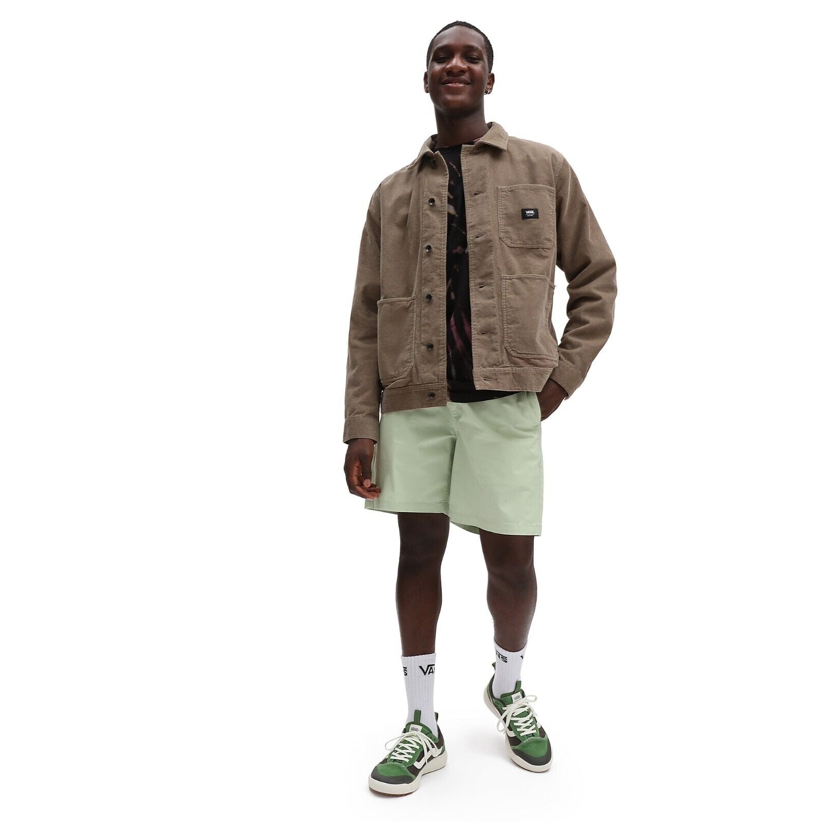 Vans Mens Range Relaxed Shorts / Green / RRP £50