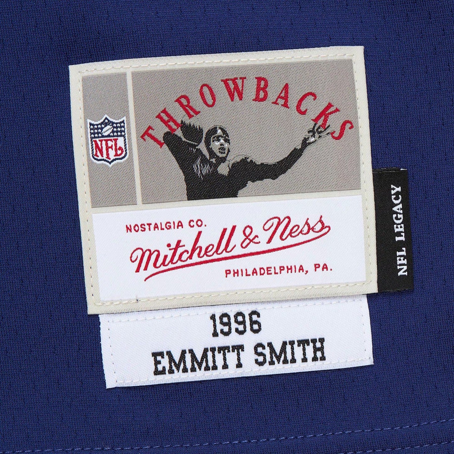 Mitchell & Ness Emmitt Smith Navy Dallas Cowboys 1996 NFL Jersey / RRP £165