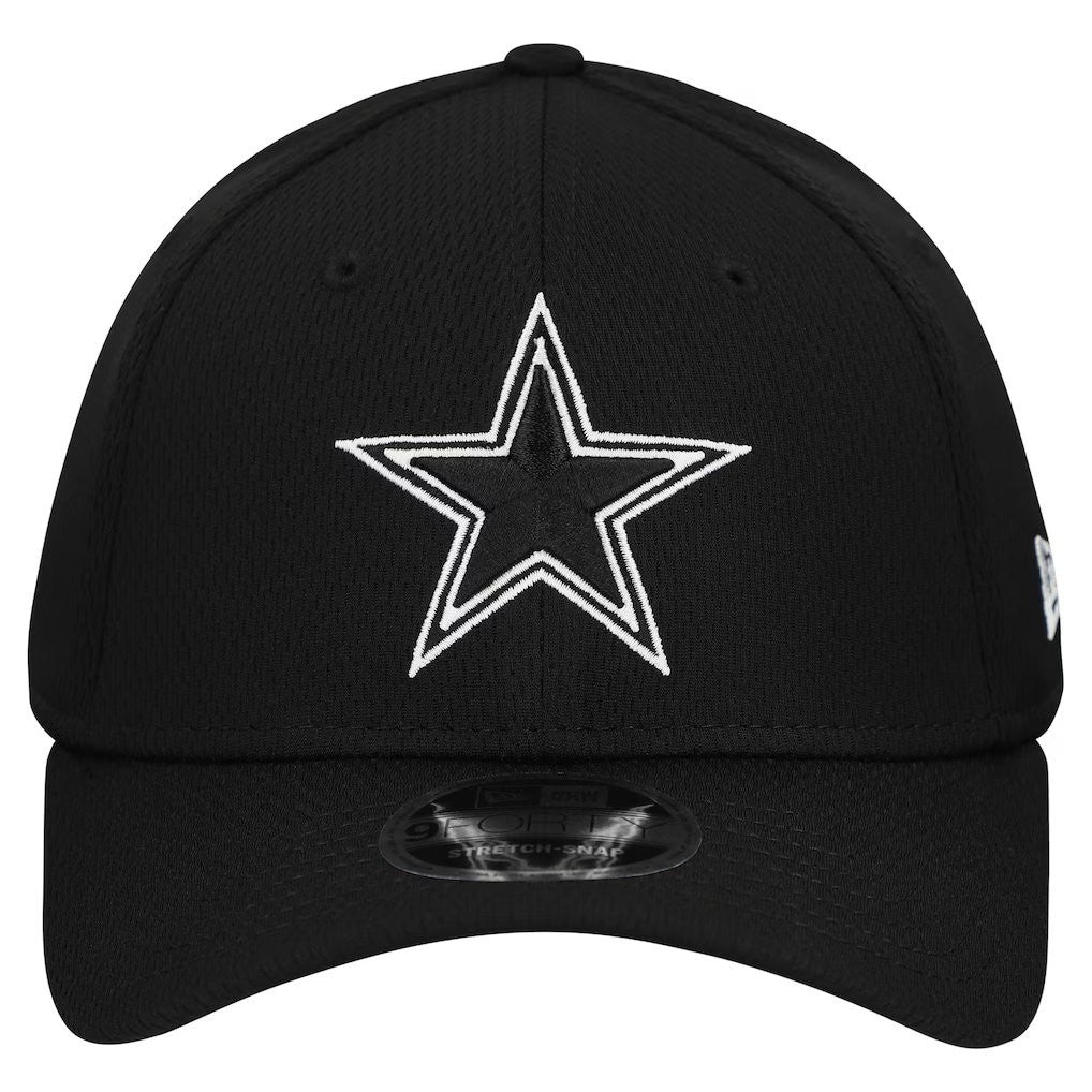 New Era Adult Dallas Cowboys 9Forty Adjustable Cap / Black / RRP £35