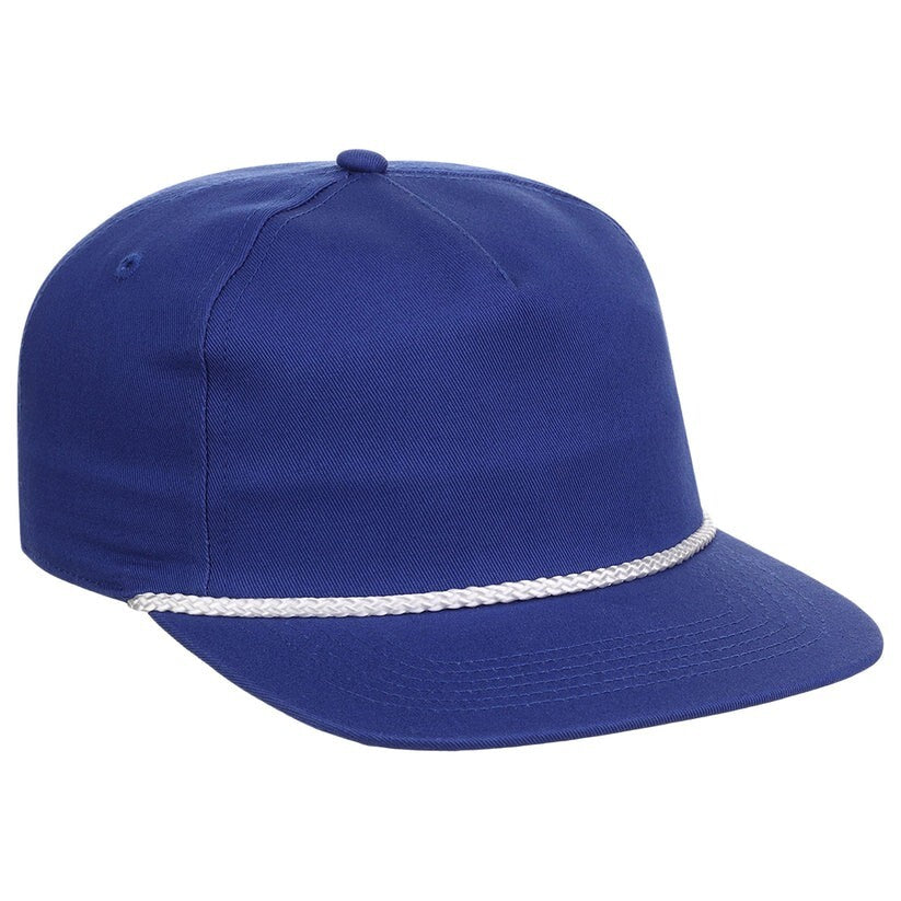 Crowns By Lids Unisex Plain Fairway Golfer Hat / Royal Blue / £23