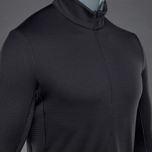 Adidas Men's Climaheat 1/4 Zip Long Sleeve Black Workout Top / RRP £95