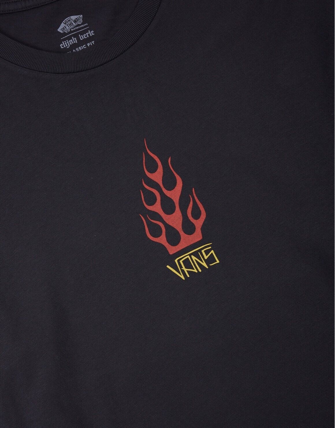 Vans Mens Elijah Berle Vintage Long Sleeve T-shirt / Black / RRP £52