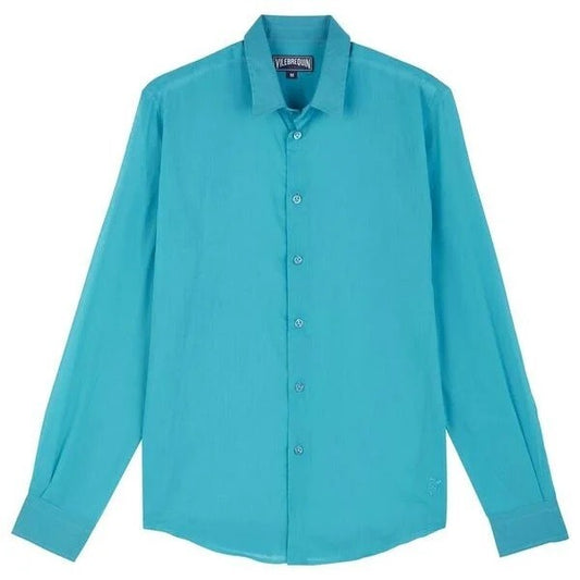 Vilebrequin Light Cotton Shirt / Unisex Caracal / Light Blue / RRP £165