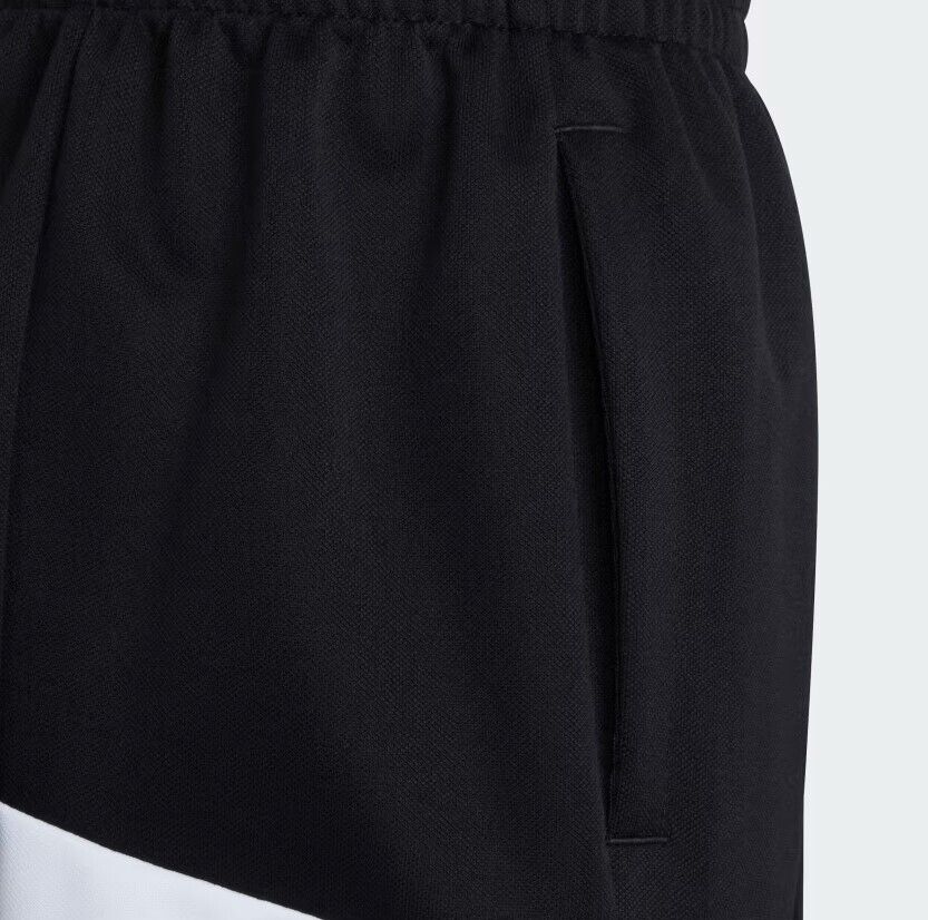 Adidas Boys Colour Block Short / Black Grey White / RRP £20