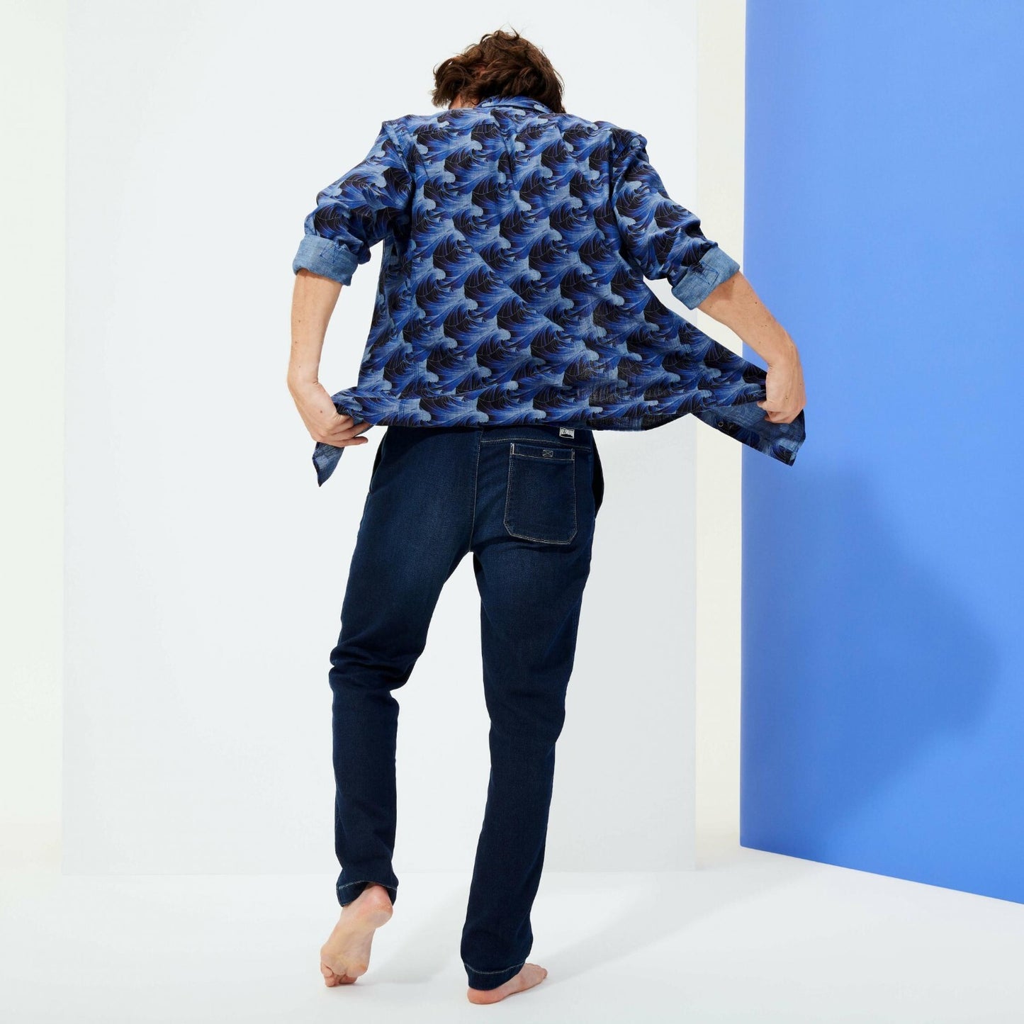 Vilebrequin Denim Chino Pant / Dark Navy / Mens / RRP £315