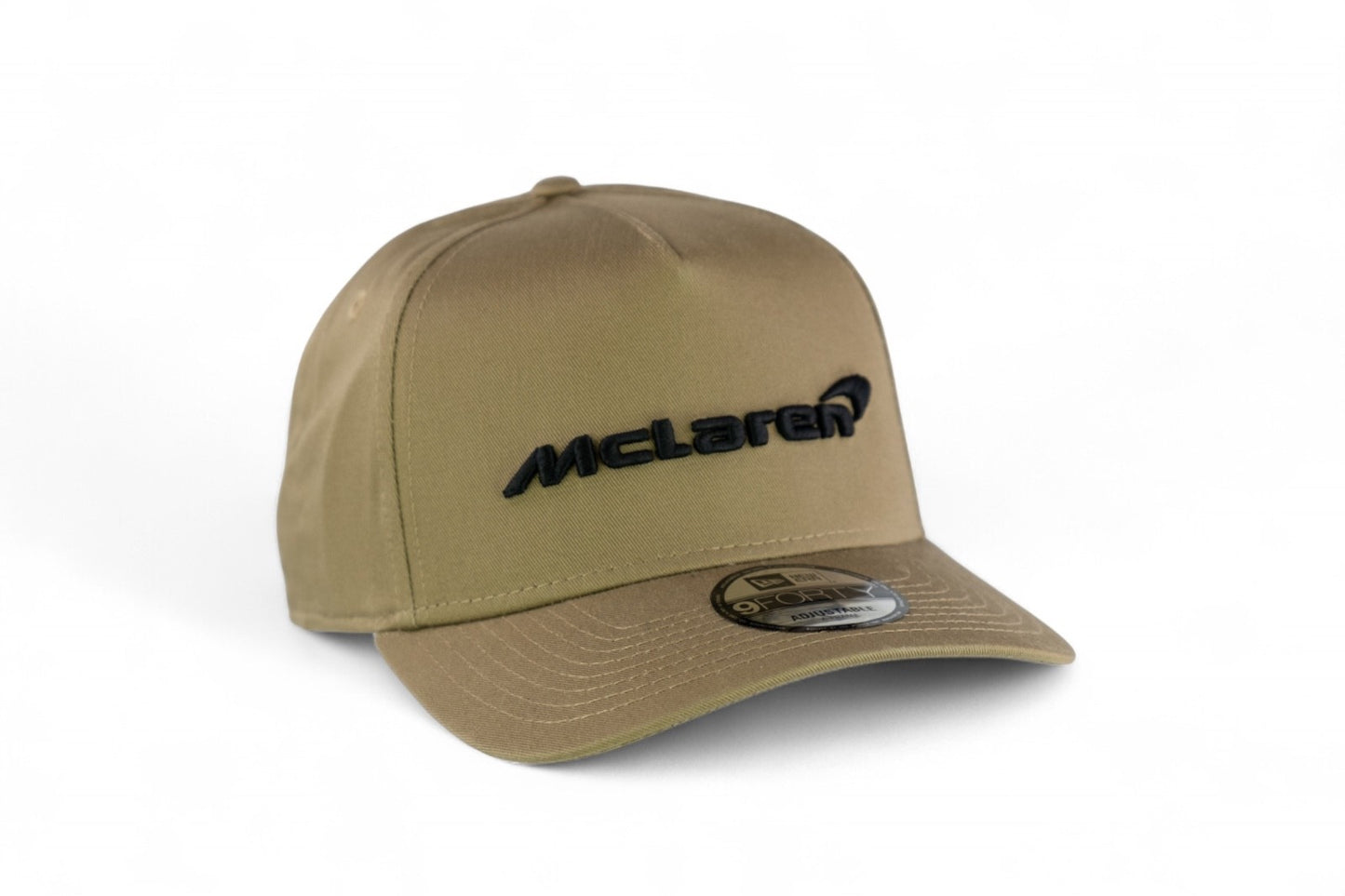 New Era McLaren F1 9FORTY A Frame Cap / Khaki / RRP £36