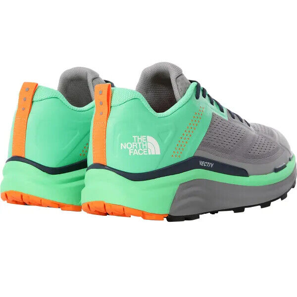 The North Face Men’s Vectiv Enduris– Meld Grey/Chlorophyll Green, Trail Shoes