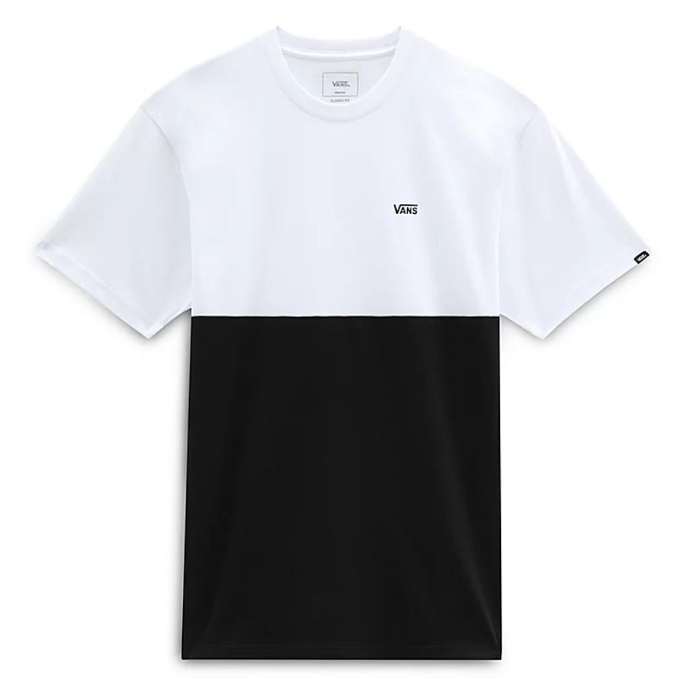 Vans Colorblock Tee / Black White / Mens / RRP £25