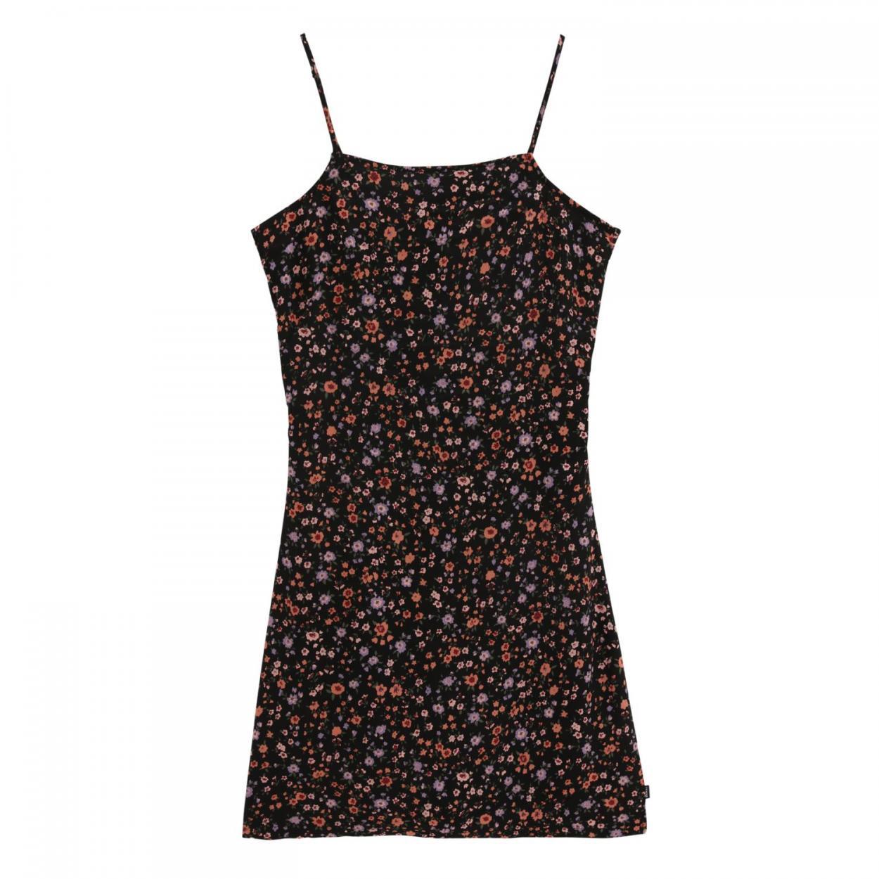 Vans Womens Ditsy Covered Summer Dress / Black Flower / RRP £37