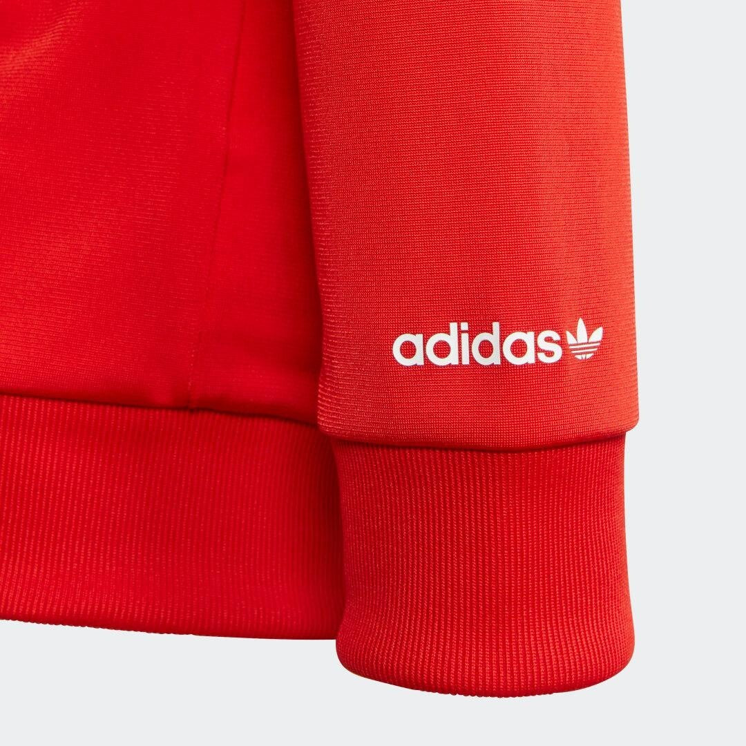 Adidas Kids Adicolor Poly Tracksuit / Red / RRP £38