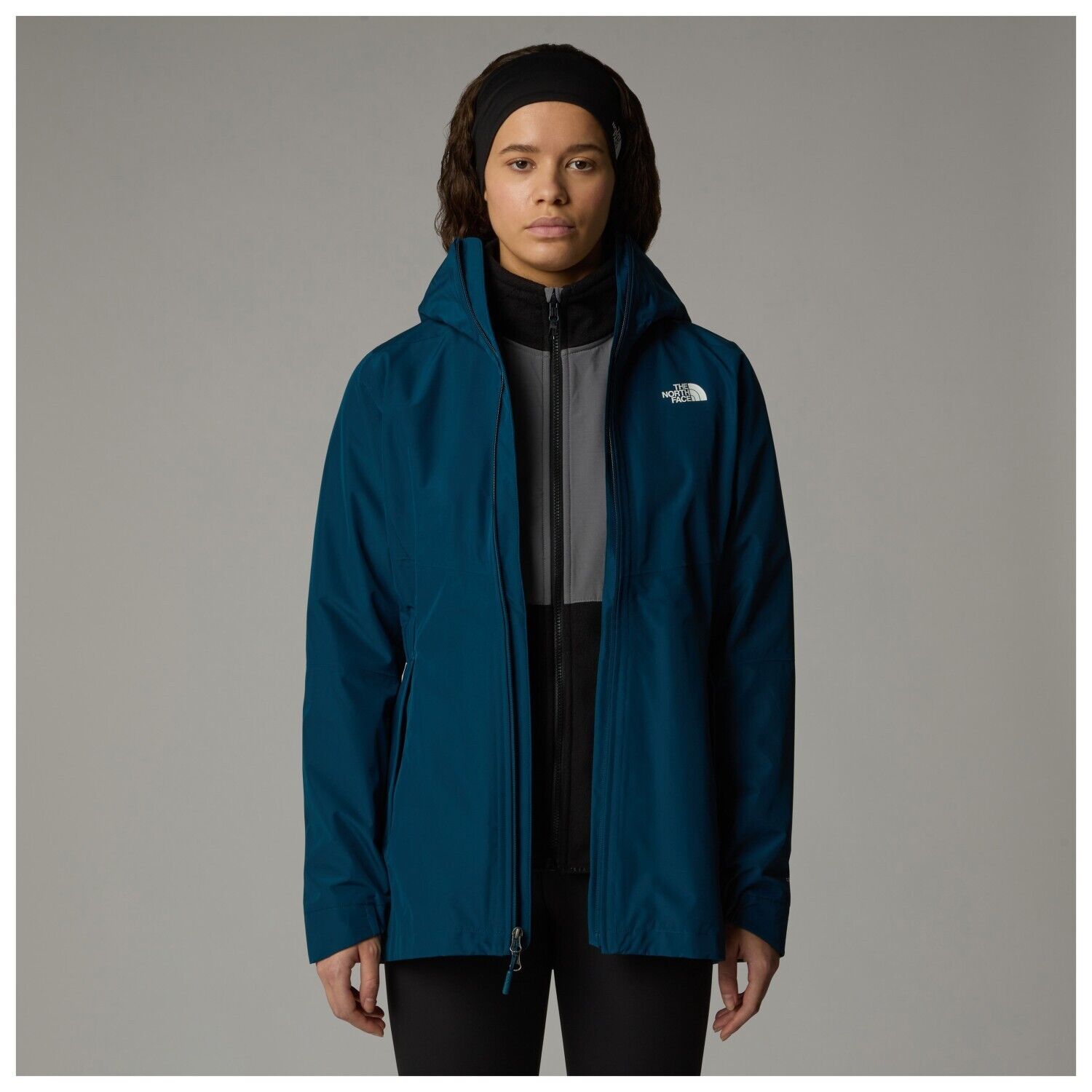 The North Face Womens Hikesteller Parka Rain Jacket / Urban Navy / RRP £155