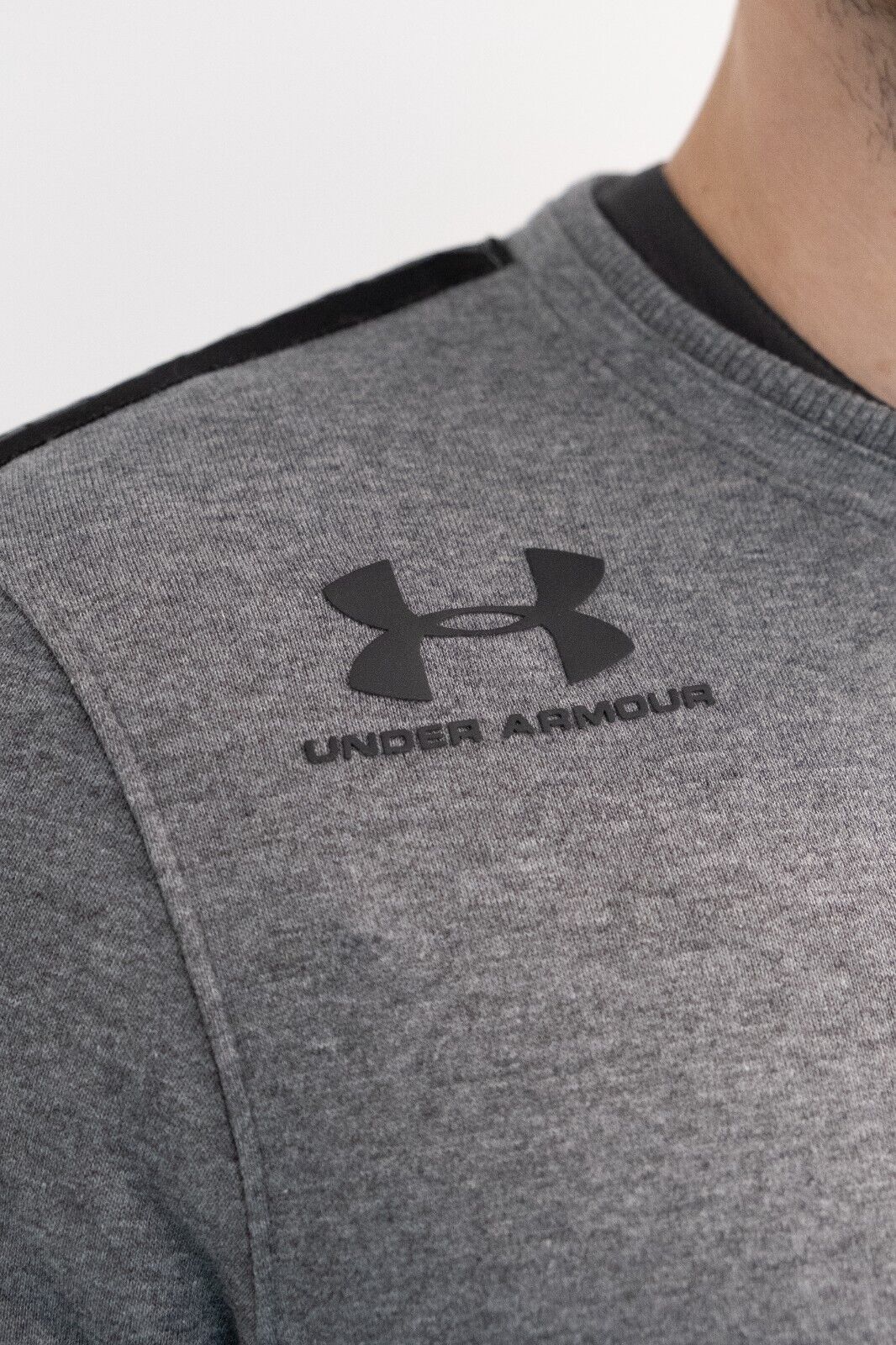 Under Armour 2019-20 Lokomotiv Moscow Off-Pitch Crew / Grey / Mens / RRP £29.99