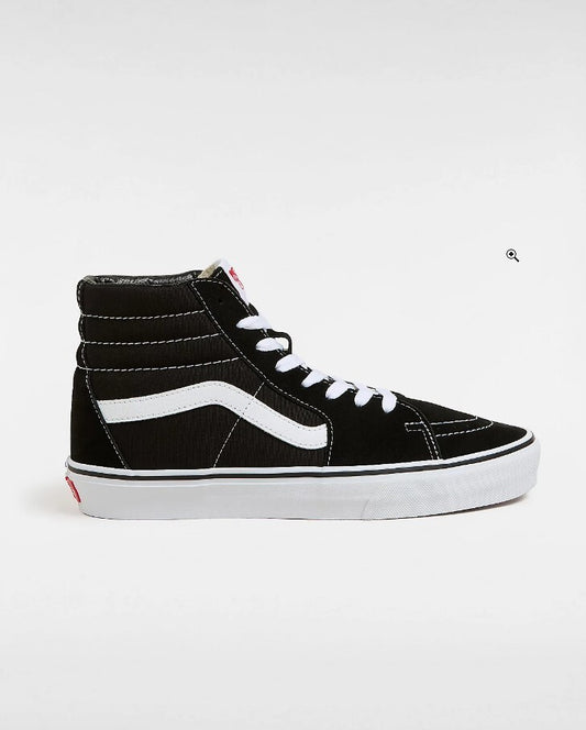 Vans Womens Sk8-Hi Trainers / Black White / RRP £75