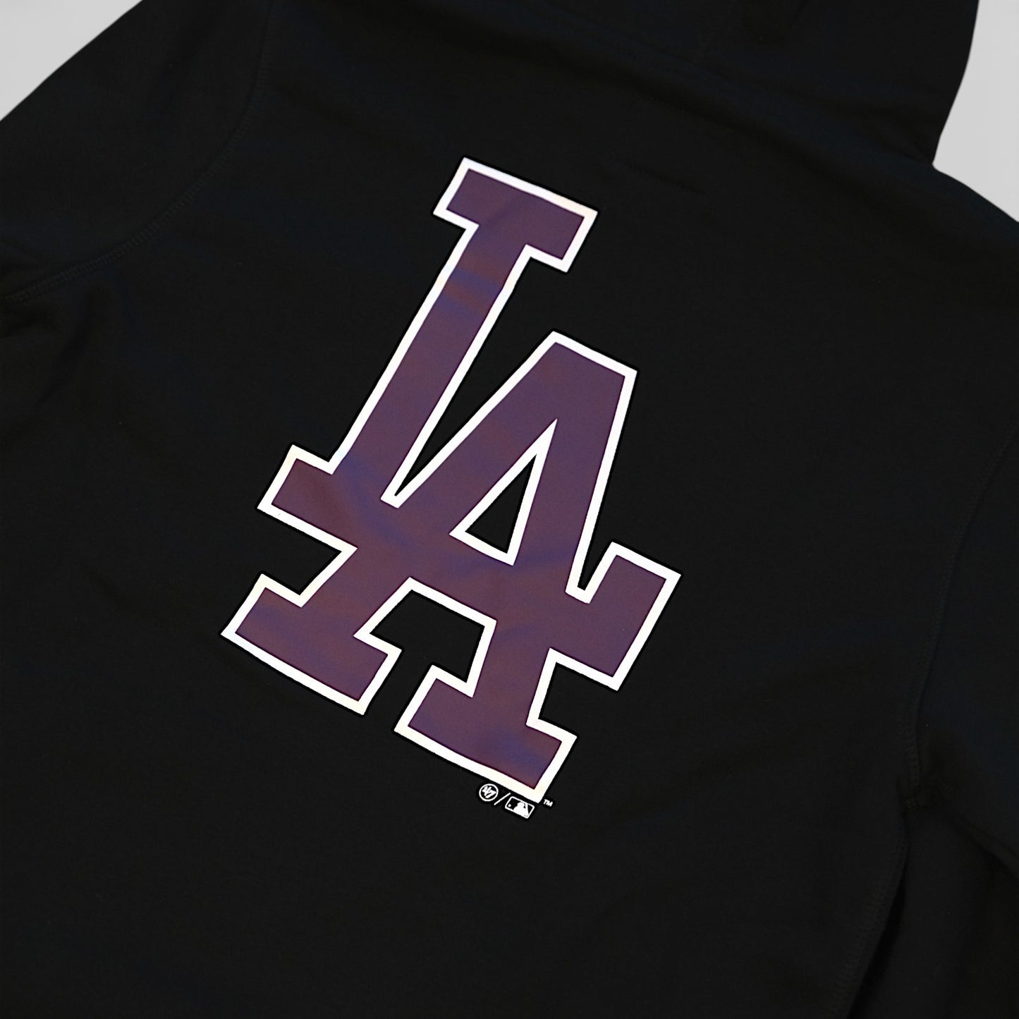 47 Imprint Backer Burnside Men's Hoodie / L.A Dodgers / Jet Black / RRP £70