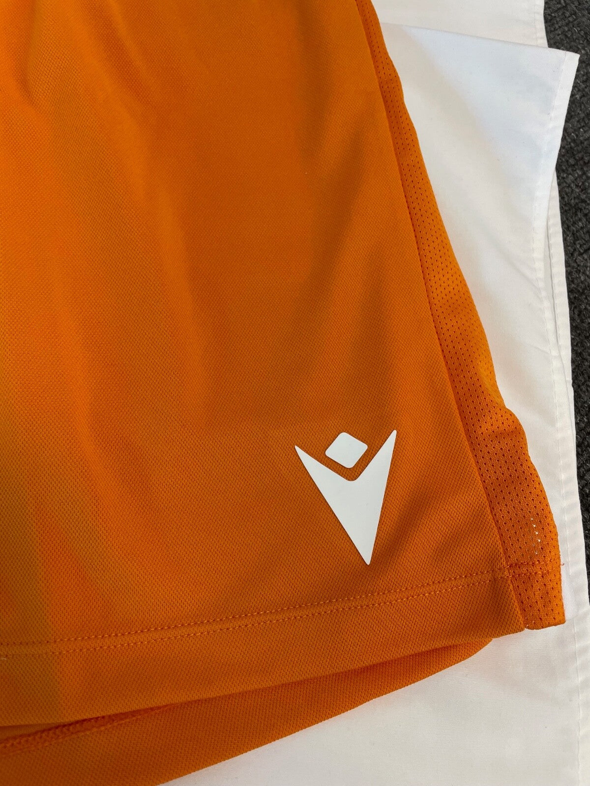 Macron Mens 2020-21 Arminia Bielefeld Third Shorts / BNWT / Orange / RRP £30