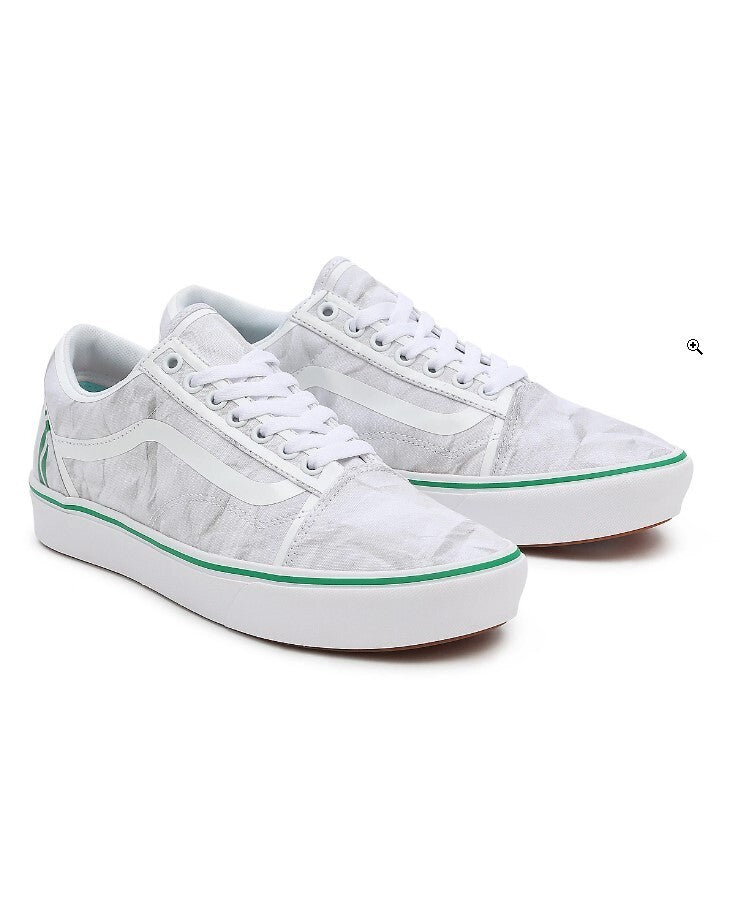 Vans Mens X Crayola ComfyCush Old Skool Shoes / White / RRP £90