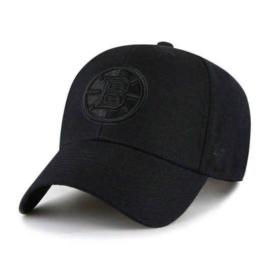 47 Brand Boston Bruins MVP Blackout Cap / Black / RRP £30