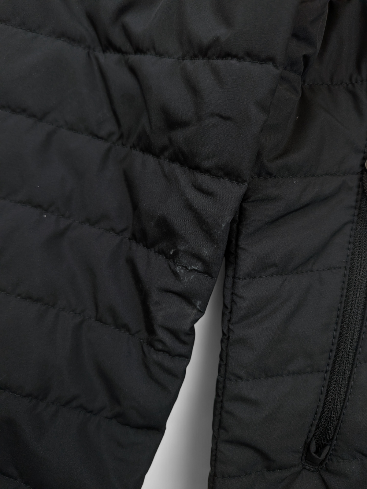 The North Face Womens NUPTSE CROPPED PUFFER JACKET / BLack / RRP £145