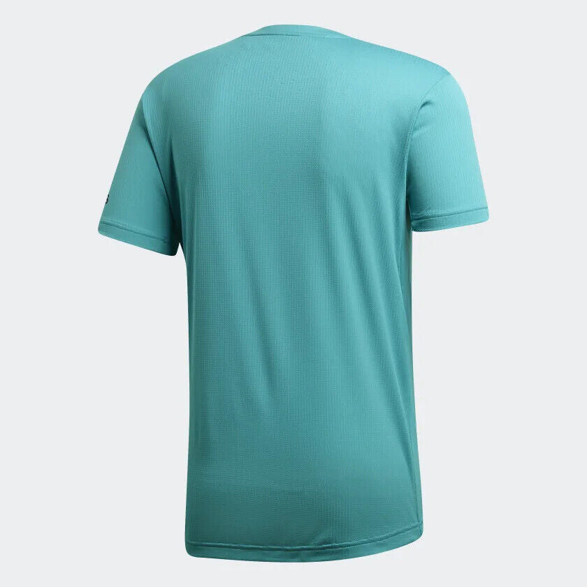 Adidas Mens Freelift Chill Workout Running T-Shirt / Aqua / RRP £37