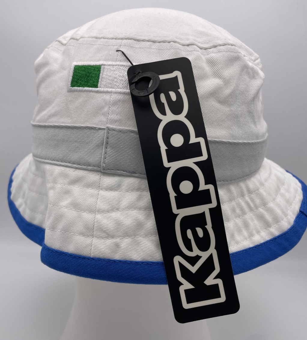 Kappa Adults 2002 Italy Bucket Hat / BNWT / White / RRP £20