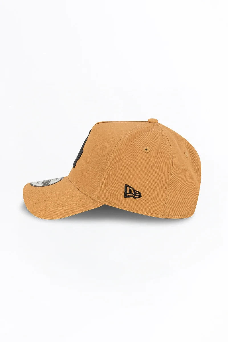New Era LA Dodgers 9FORTY A Frame Cap / Wheat Beige Black / RRP £27