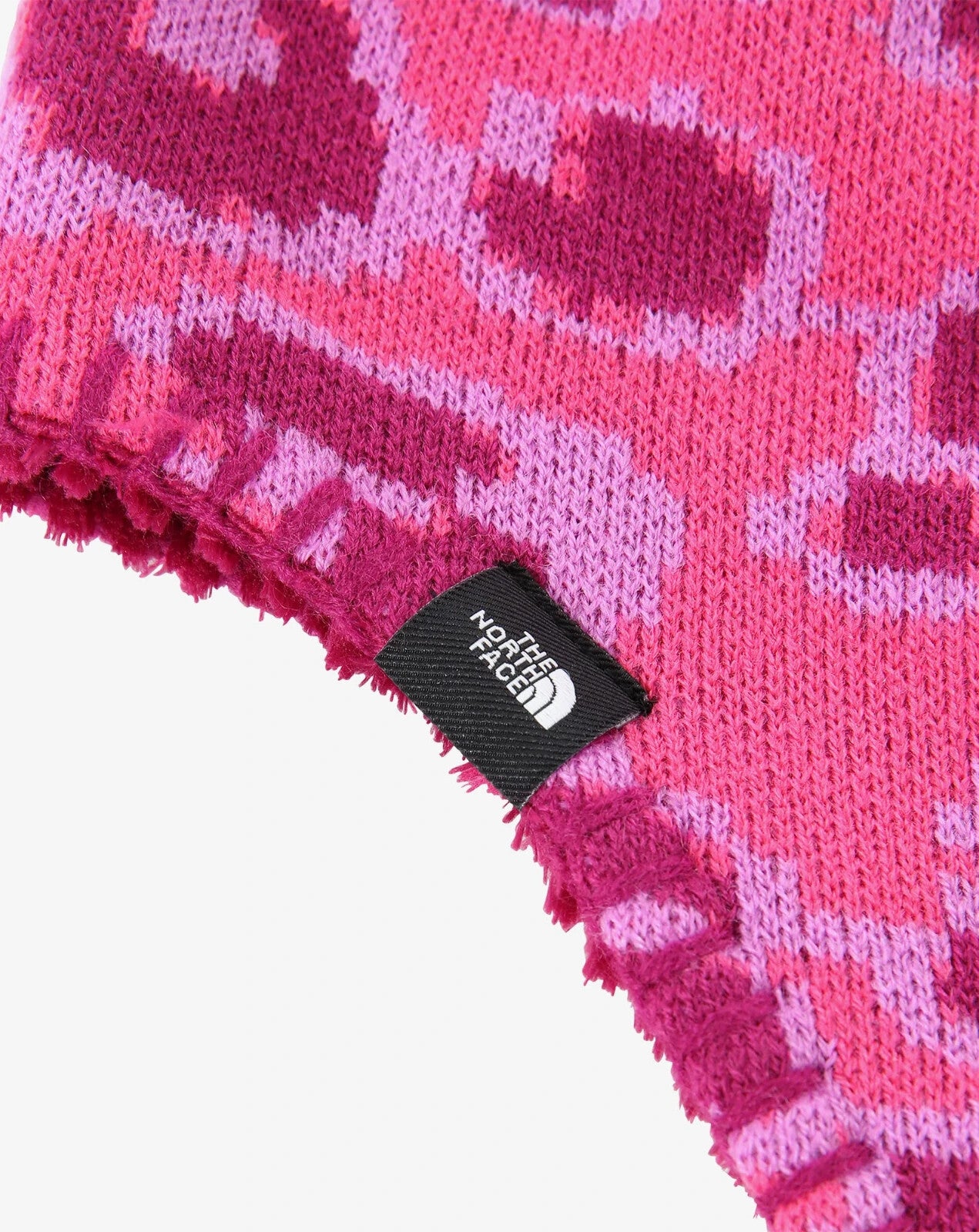 The North Face Youth Littles Faroe Beanie / Pink Leopard Print / BNWT / RRP £25