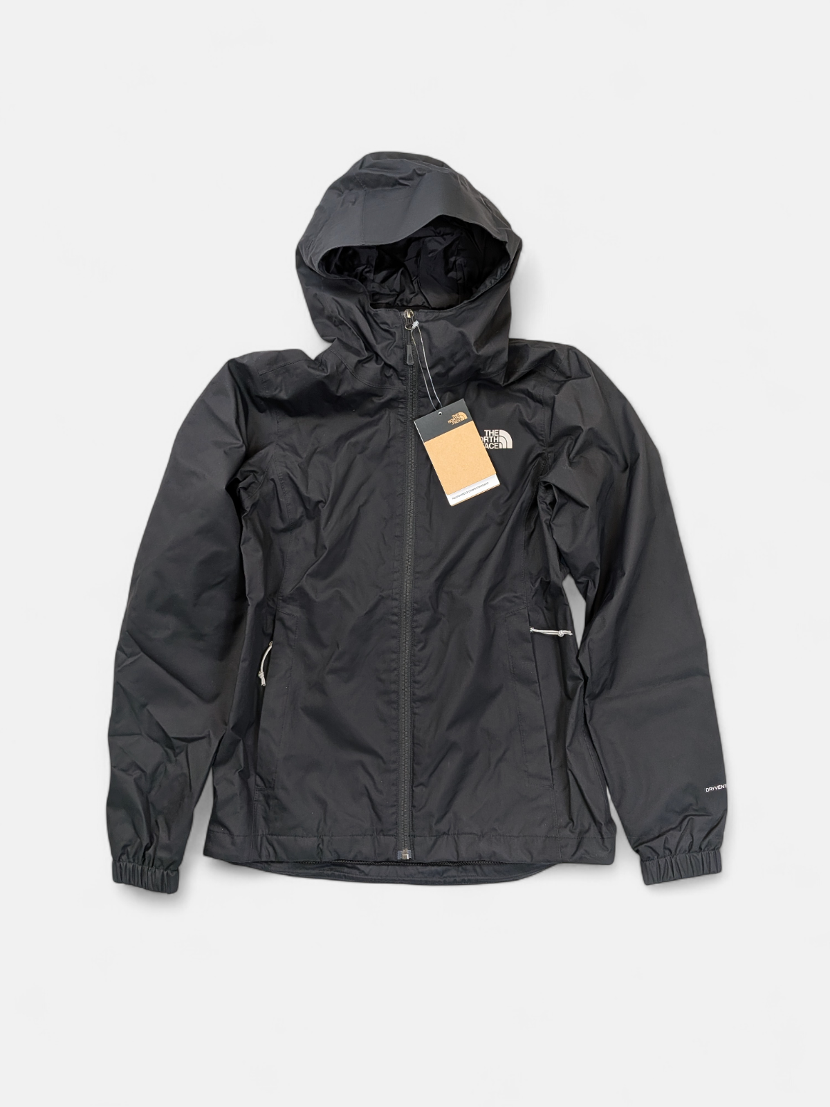The North Face Womens Lightweight Dryvent Rain Jacket / Black / RRP £155