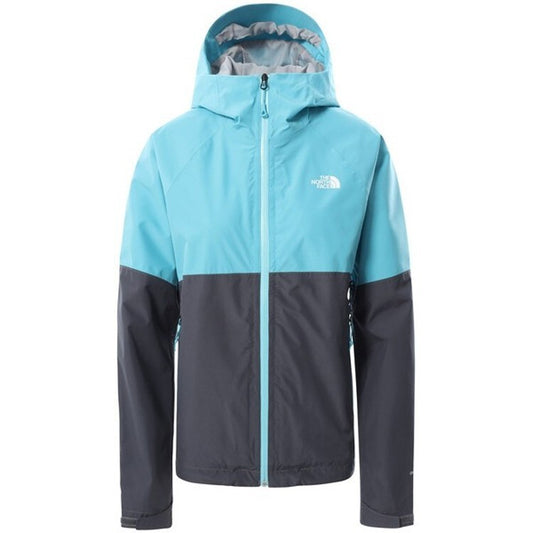 The North Face Womens Maui Blue Grey Diablo Dynamic Rain Jacket / RRP £160