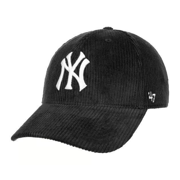 47 Thick Cord Clean Up Cap / New York Yankees / Black / BNWT / RRP £15