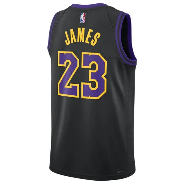 Nike Kids Black LA Lakers Basketball Jersey / Lebron James / RRP £80