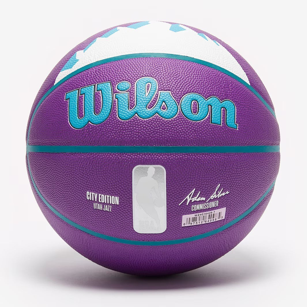 Wilson Utah Jazz Team City Edition Basketball / Purple / RRP £45