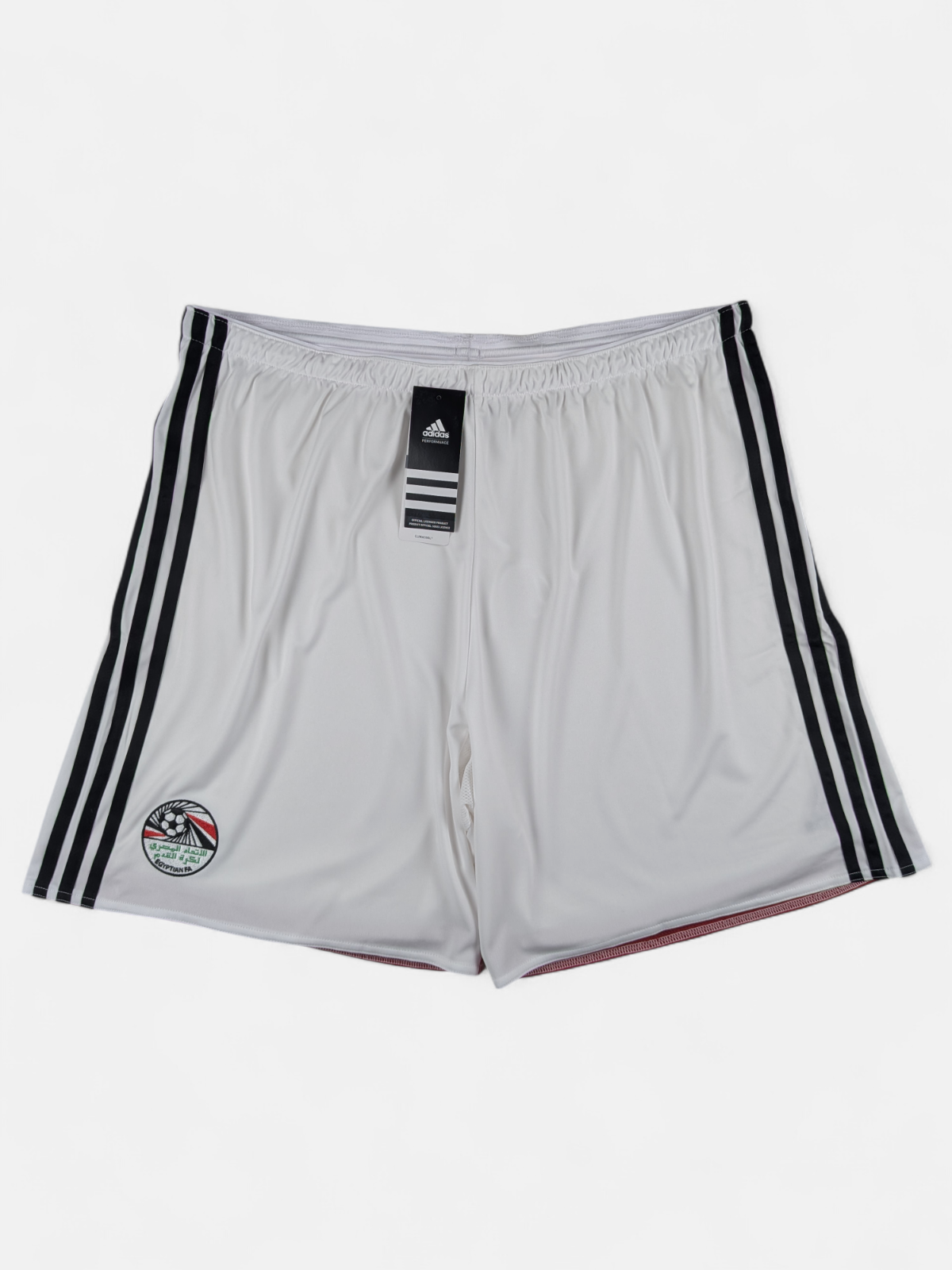 Adidas Mens 2015-16 Egypt Home Football Shorts / BNWT / White / RRP £30